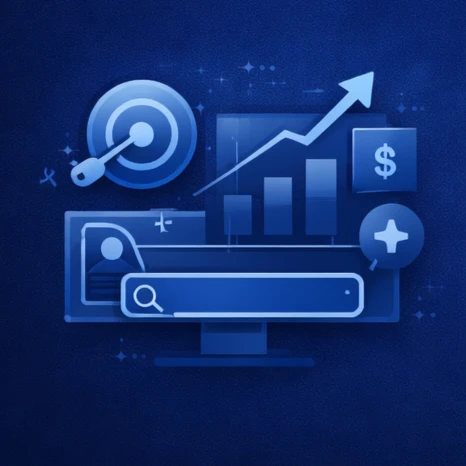 a graphic representing paid ad services